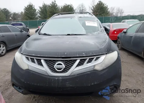 2012 Nissan Murano Sv z USA, uszkodzony, nr VIN JN8AZ1MW6CW231845